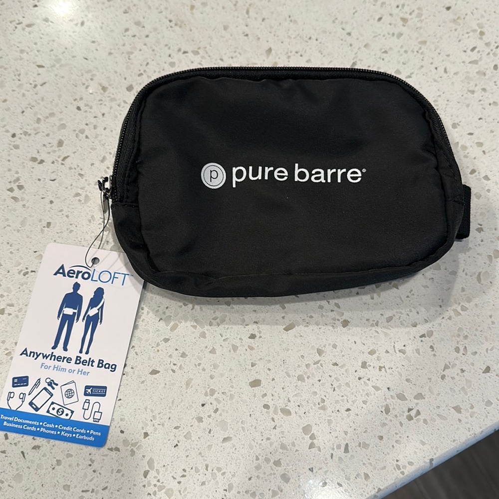 Pure barre belt bag NWT
